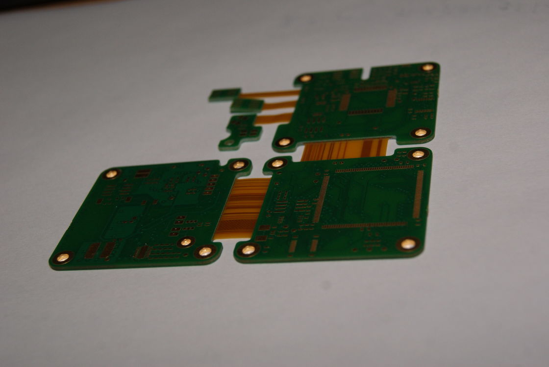Quattro strati rigidi flessibili SMD BGA DIP Componenti 1-8 flessibilità