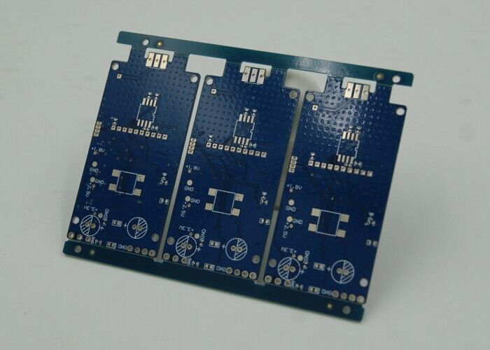 Fr-4 PCB a doppio lato Verde Immersione Gold Circuit Board Bianco Finitura OSP Silkscreen