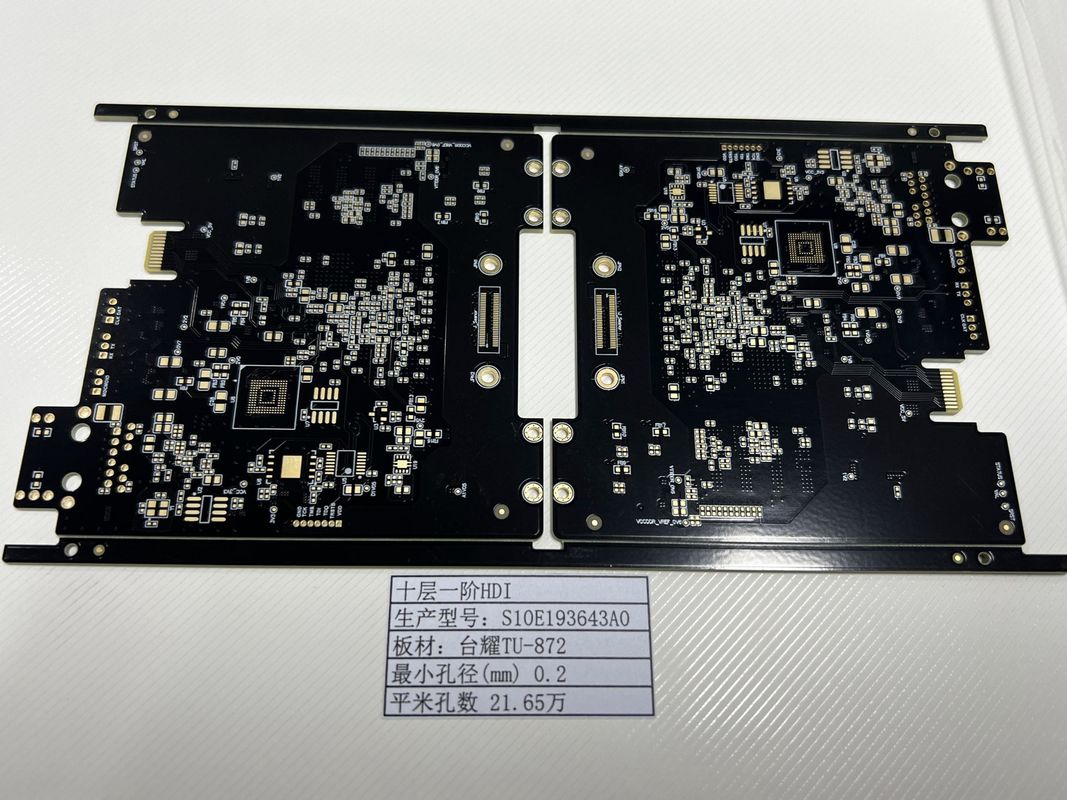 Speciale lampadina presa di alta densità Interconnettore PCB 10 strati Tuc TU-872 1+N+1 Goldfinger 30U