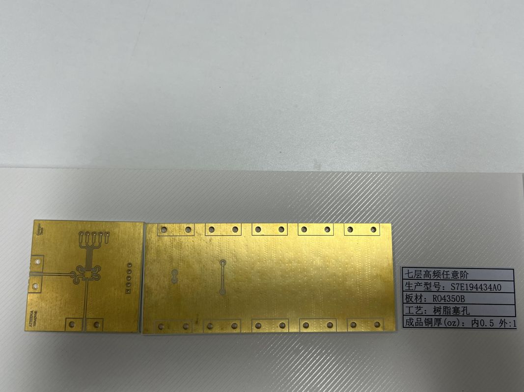 7 strati Rogers PCB Board con ENIG 3U