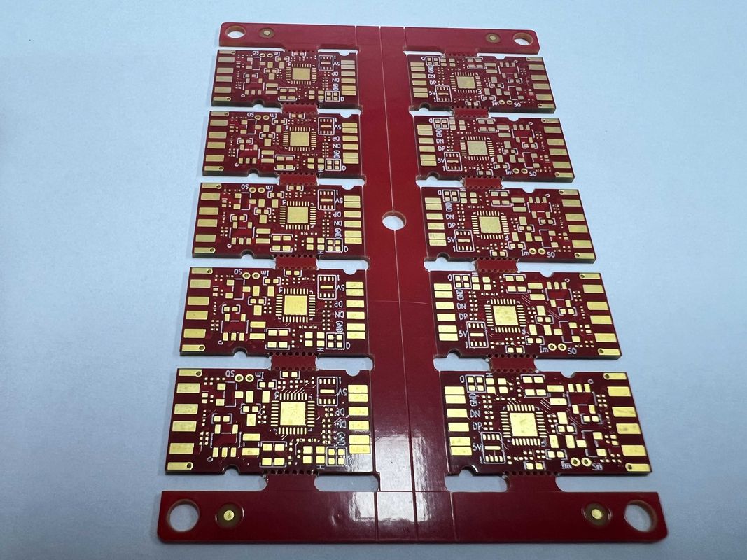 0.10 mm di diametro minimo del foro Tavola PCB multilivello con 20um Cooper in buchi e 100% di prova elettrica prima di spedizione