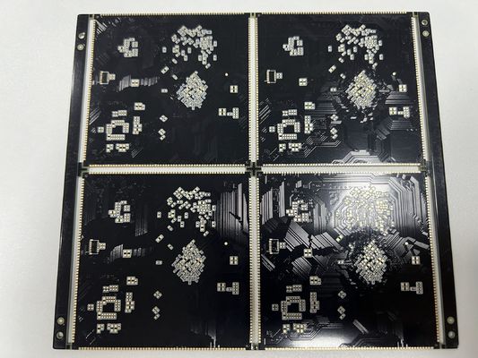 Tavola PCB HDI ad alta densità con mezza buca BGA 0,25 mm presa della lampada 10 1 rapporto di aspetto
